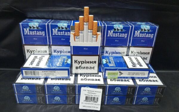 Купить сигареты Мустанг Синий
